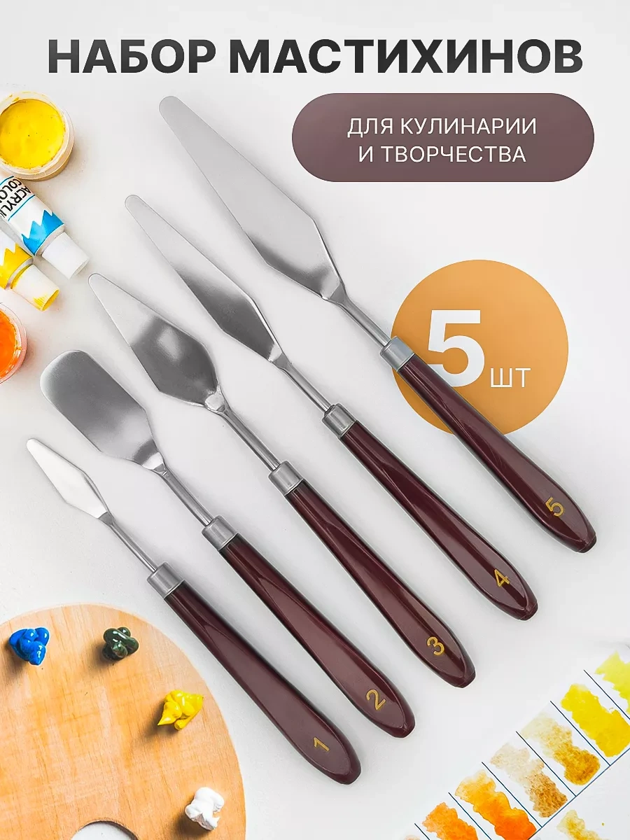 Blapolt 5 Parçalı Mutfak Spatulası Seti 253154254 Kırmızı-turuncu