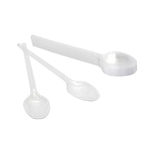 Roll-up Plastik Şeffaf Kaşık 10'lu Renkli
