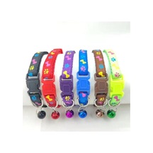 Glipet Pati Desenli Zilli Kedi Boyun Tasması 19x1 Cm Mor Sku: Zeus8690010320322