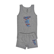Erkek Çocuk Kaykay Baskılı Atlet Boxer Takım 6048 Bgl-st03474 001