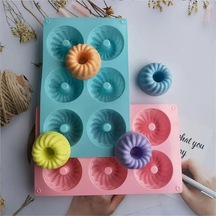 Cupcake, Muffin, Kek Ve Pasta Kalıbı Silikon Kalıp Kırmızı
