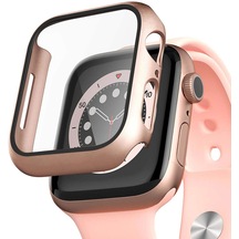 Microsonic iOS Uyumlu Watch Series 7 41mm Kılıf Matte Premium Slim iOS Uyumlu Watchband