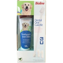 Bioline Naneli Köpek Diş Bakım Seti