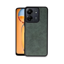 Xiaomi Redmi 13c Kılıf Aras Deri Kapak - Koyu Yeşil 0.2M-Çok Renkli