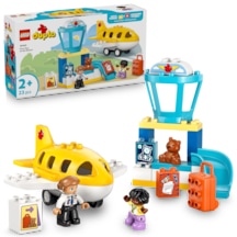LEGO® DUPLO® Kasabası İlk Havaalanı Deneyimi 10443 - 2 Yaş ve Üzeri Çocuklar için Uçak İçeren Eğitici Oyuncak Yapım Seti (23 Parça)