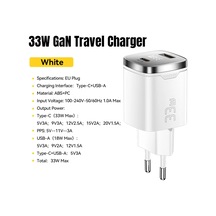 Essageressager 33w Gan Usb C Şarj Cihazı - Pd Hızlı Şarj İphone Uyumlu 16/15/14 Max Pro İpad Xiaomi Poco Samsung Uyumlu Bizedistribütör Garantili