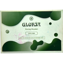Gloria Koyu Yeşil Renk Pamuk Yün Naylon İpek Kumaş Boyası 10Gr