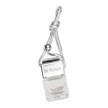 Suntek Boş Araba Difüzör Kolye Parfüm Şişesi Oto Gümüş