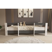 Herseycik Ninnimo Montessori 90X190 Yatak Uyumlu Karyola M5-41 Antrasit