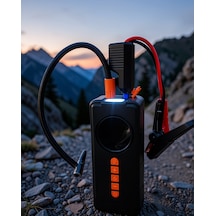 Araç Kompresörü 10000mah Powerbanklı Dijital Lastik Şişirme Pompası Uczzvm726-3 Belirtilmemiş