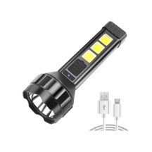Usb Şarjlı El Cob Yan Işık Güçlü El Usb Şarj Edilebilir Açık Kamp Lambası Taşınabilir