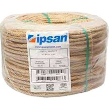 Halat 6mm Natural Jüt Kırnap İpi Top 200mt 5680