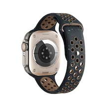 Watch Ultra 49mm Kordon Yeni Seri 2023 Krd-02 Uyumlu Strap Kayış Mkst- Siyah