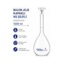 Balon Joje Kapaklı Ns Şilifli Borosilikat 1000 Ml