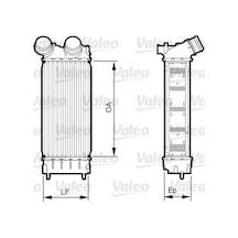 VALEO 818226 Turbo Radyatörü 308 07- 1.6 HDI 3008 09- 1.2 Thp 5008 09- Partner 08- 1.6 HDI / C4 10- Ds4 11- Berlingo 08- 1.6 HDI