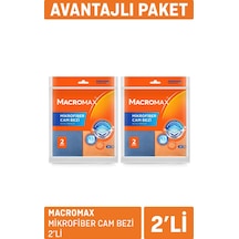 Macromax Mikrofiber Cam Bezi 2 X 2'li 2 Adet Renkli