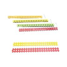 Misyon Maket Ahşap Çit Renkli 30cm 4lü