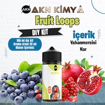 Fruit Loops Dıy Kit Yabanmersini Nar Gıda Aroması %20 Oranda Aroma İçerir Hazır Değildir 100 Ml