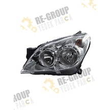 Opel Astra H Ön Far Kromlu Beyaz 2007- Sol 1216659