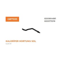 Clıo Iıı 1.2 1.5 Dcı Kalorifer Hortumu Sol