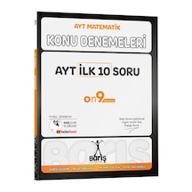 Barış Yayınları Ayt İlk 10 Soru Konu Denemeleri