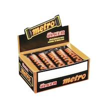 Ülker Metro Çikolata 24x36g - Sütlü Çikolata Kaplı Karamelli Enerji 2'li Ekonomik Paket - 2 Ade Tarı