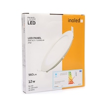 İnoled 12w Yuvarlak Sıva Altı Led Panel Beyaz-6500k
