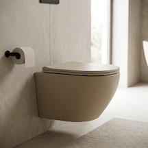 Et-y401mk Mat Cappucino Asma Klozet Krem