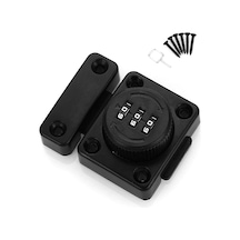 Dolap Kapı Mandalı Anahtarsız Kombinasyon Kilidi Dolap Mekanik 3 Haneli Şifreli Dolap Kilidi Seti