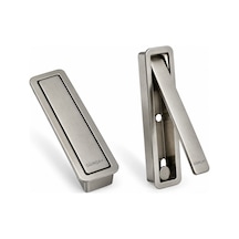Basmalı Kapaklı Gömme Kulp 32mm İnoks Inoks