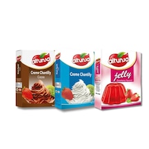 Altunsa Krem Şanti Sade + Kakaolu + Çilek Aromalı 3 x 150 G