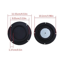 Xıkcu Evrensel 2/3/4 İnç Woofer Radyatör, Bas Pasif Hoparlör Dıy Titreşim Plakasımavi100tavan