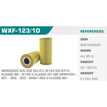 WINKEL WXF-123-1D WINKEL YAĞ FİLTRESİ MERCEDES C E M SERI SPRINTE