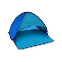 Folinda Hızlı Açılabilir Mavi Desenli Sahil Çadırı - Uv Koruma, Havalandırma Açığı, Hafif Ve Taşınabilir - 80x65x55 Cm Mavi