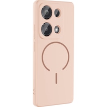Nihcase Xiaomi Redmi Note 13 Pro 4g Kılıf Meta Pastel Manyetik Araç Tutucu Kılıf