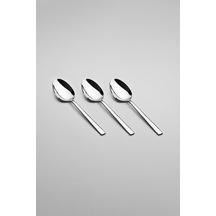 Dalyan Sade 12 Adet Tatlı Kaşık Takımı Gri