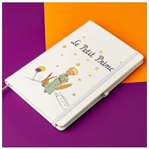 Küçük Prens Tasarımlı Çizgili Not Defteri 13 Cm X 21 Cm Ölçülerinde, 100 Yaprak 103 Ivory