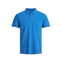 Jack & Jones Jack&jones Basic Erkek Mavi Polo Yaka Tişört