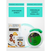 Dermanel Ayak Bakım Spreyi 100 ML + Dermanel  Masaj Jeli 250 G
