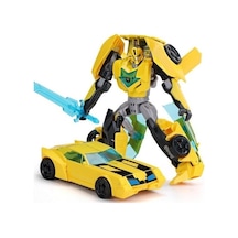 Oyuncak Transformers Robota Dönüşen Bumblebee Robot Araba Oyuncak