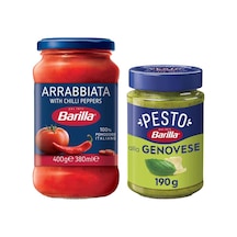 Barilla Pesto 190 Gr Ve Arrabiatta 400 Gr Makarna Sosu 2 Li Paket