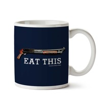 Aliens Eat This Shotgun Quote Corporal Dwayne Hicks İki Tarafı Baskılı Kupa Bardak