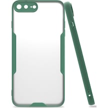 İphone 7 Plus Kılıf Platin Silikon - Yeşil