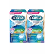 Corega 3 Dakika Protez Diş Temizleme Tabletleri 66 Adet Derin Temizlik & Ferah Nane X 2 Adet