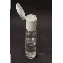250Ml Şeffaf Plastik Şişe+Fliptop Kapak.100 Adet