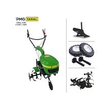Taral 310M 3 + 1 Vites Teker Takımı + Tekli Pulluk Benzinli Çapa Makinesi