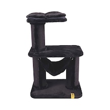 M-pets Panther Premium Relax Kedi Tırmalama Tahtalı Kedi Ağacı Siyah 65x48x98 Cm 244-54036.01