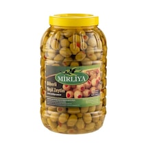 Mirliya Biber Dolgulu Yeşil Zeytin 2 KG