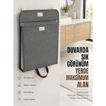Lexroo Katlanır Duvar Askılı Çamaşır Sepeti Geniş İç Hacimli Bany Diğer