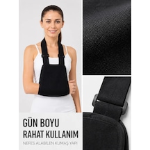 Ortopedik Kol Askısı Ayarlanabilir Boyun Askılı Kol Destek Aparatı Siyah